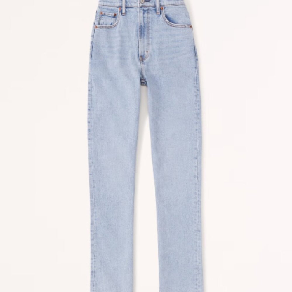 Abercrombie 32L/14 Ultra High Rise 90s Slim Straight Jean